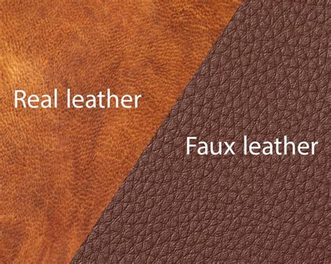 real or faux leather